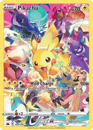 Pikachu - 160/159 - Secret Rare | SWSH - Crown Zenith
