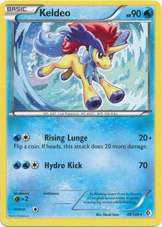 Keldeo - 48/149 - Rare | BW - Boundaries Crossed