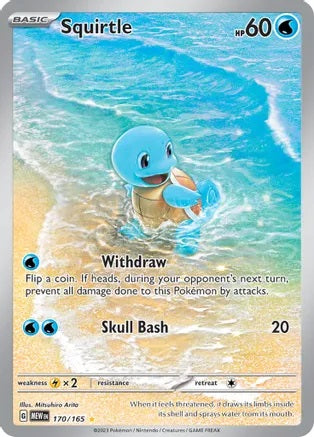 Squirtle - 170/165 - Illustration Rare | SV - 151