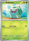 Bulbasaur - 001/165 - Common - Reverse Holo | SV - 151