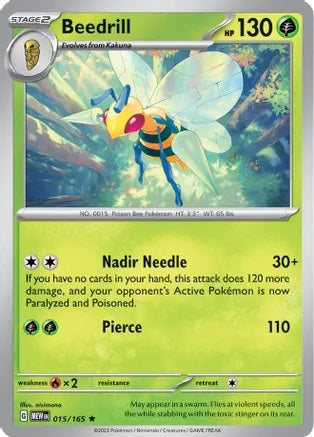 Beedrill - 015/165 - Holo Rare - Reverse Holo | SV - 151