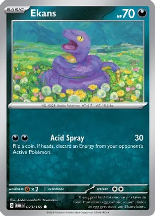 Ekans - 023/165 - Common - Reverse Holo | SV - 151