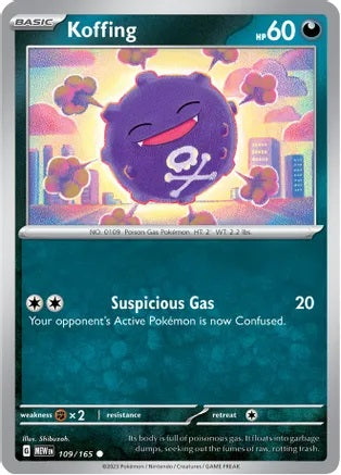 Koffing - 109/165 - Common - Reverse Holo | SV - 151