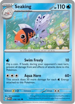 Seaking - 119/165 - Uncommon - Reverse Holo | SV - 151
