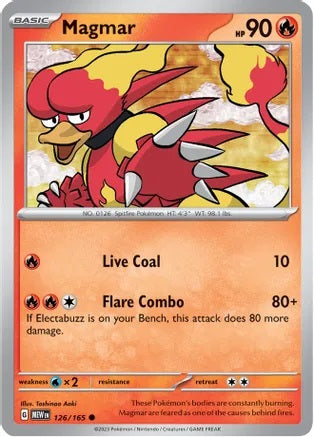 Magmar - 126/165 - Common - Reverse Holo | SV - 151