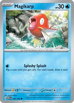 Magikarp - 129/165 - Common - Reverse Holo | SV - 151
