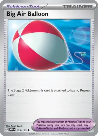 Big Air Balloon - 155/165 - Uncommon - Reverse Holo | SV - 151