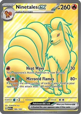 Ninetales ex - 186/165 - Ultra Rare | SV - 151