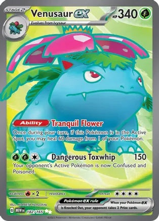 Venusaur ex - 182/165 - Ultra Rare | SV - 151