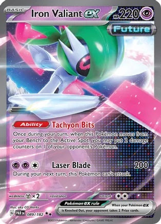 Iron Valiant ex - 089/182 - Double Rare | SV - Paradox Rift