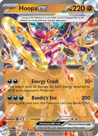Hoopa ex - 098/182 - Double Rare | SV - Paradox Rift