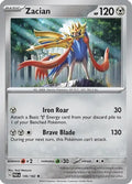 Zacian - 136/182 - Rare - Reverse Holo | SV - Paradox Rift