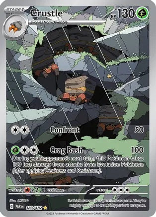 Crustle - 183/182 - Illustration Rare | SV - Paradox Rift