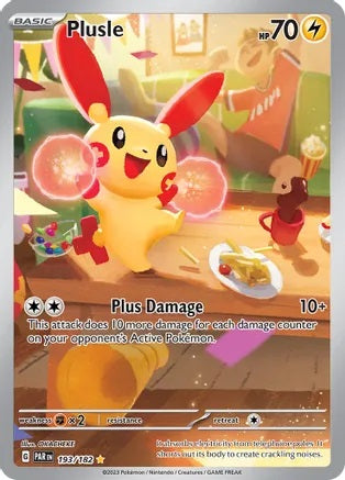 Plusle - 193/182 - Illustration Rare | SV - Paradox Rift