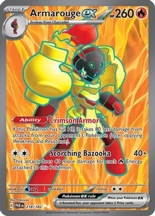 Armarouge ex - 218/182 - Ultra Rare | SV - Paradox Rift