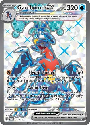 Garchomp ex - 219/182 - Ultra Rare | SV - Paradox Rift