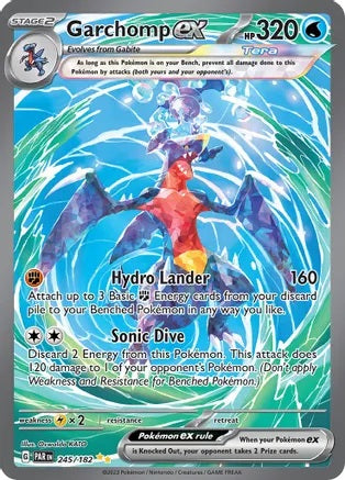 Garchomp ex - 245/182 - Special Illustration Rare | SV - Paradox Rift