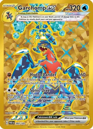 Garchomp ex - 260/182 - Hyper Rare | SV - Paradox Rift