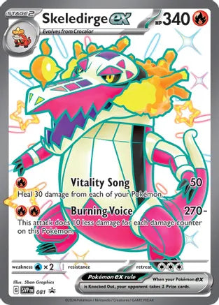 Skeledirge ex - SVP081 - SVP Black Star Promos | SVP Black Star Promos