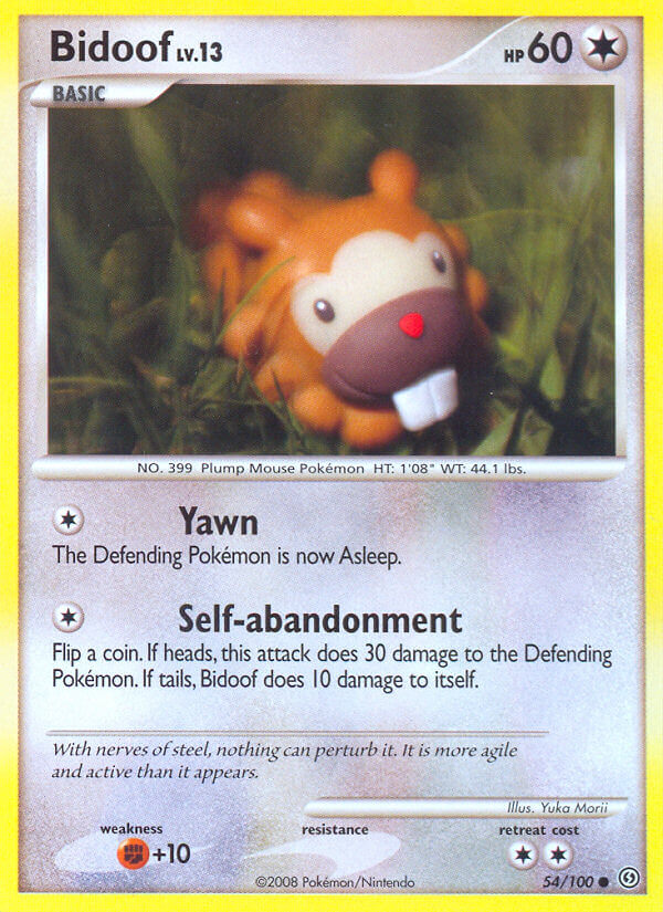 Bidoof - 54/100 - Common - Reverse Holo | Stormfront