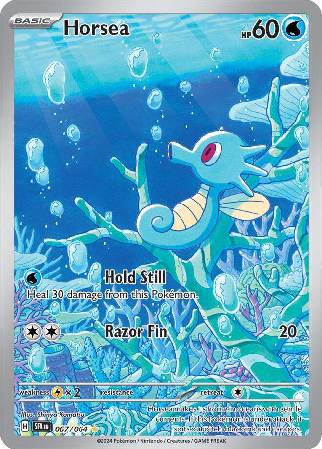 Horsea - 067/064 - Illustration Rare | SV - Shrouded Fable