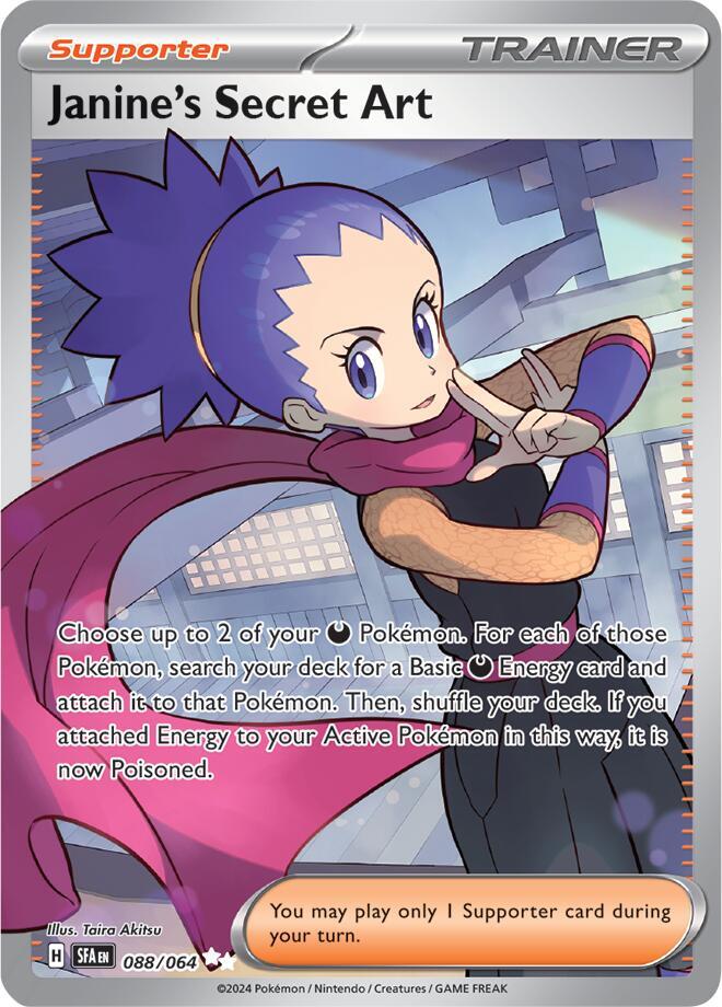 Janine's Secret Art - 088/064 - Ultra Rare | SV - Shrouded Fable