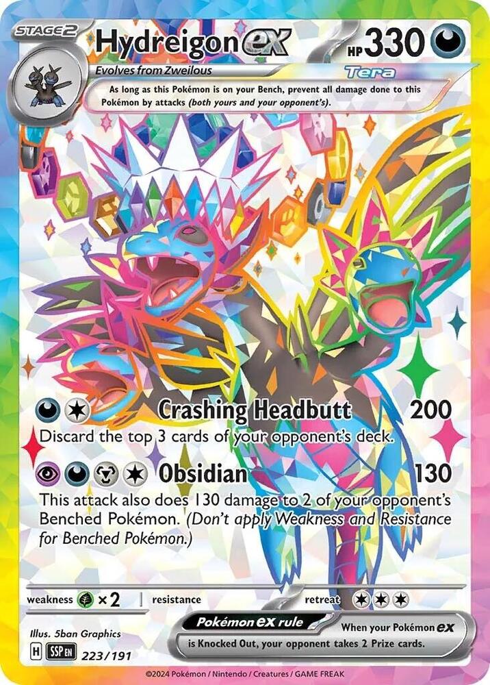 Hydreigon ex - 223/191 - Ultra Rare | SV - Surging Sparks