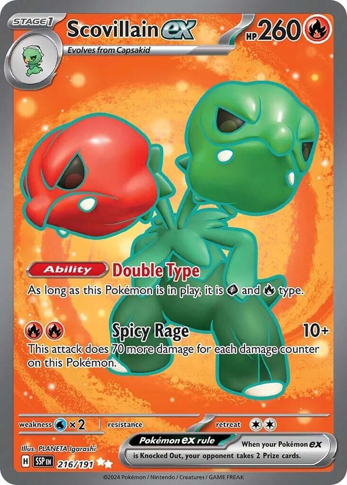 Scovillain ex - 216/191 - Ultra Rare | SV - Surging Sparks