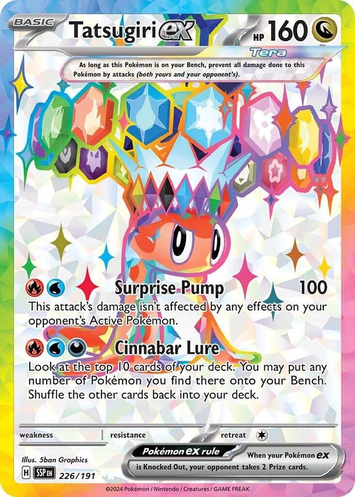Tatsugiri ex - 226/191 - Ultra Rare | SV - Surging Sparks