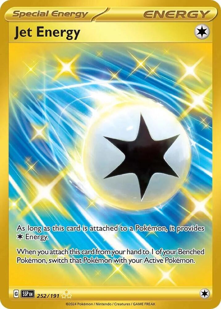 Jet Energy - 252/191 - Hyper Rare | SV - Surging Sparks