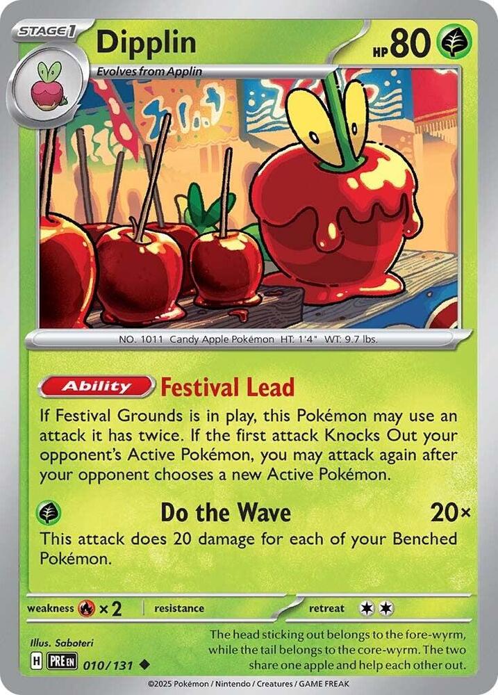 Dipplin - 010/131 - Reverse Holo | SV - Prismatic Evolutions