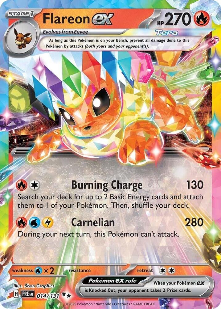 Flareon ex - 014/131 - Double Rare | SV - Prismatic Evolutions