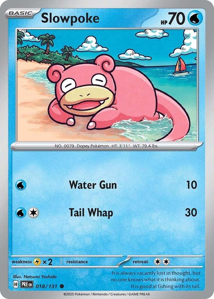Slowpoke - 018/131 - Reverse Holo | SV - Prismatic Evolutions