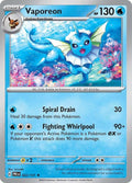 Vaporeon - 022/131 - Rare - Reverse Holo | SV - Prismatic Evolutions