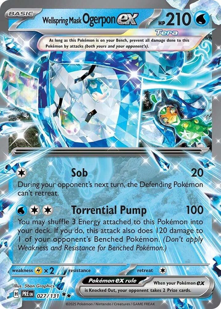 Wellspring Mask Ogerpon ex - 027/131 | SV - Prismatic Evolutions