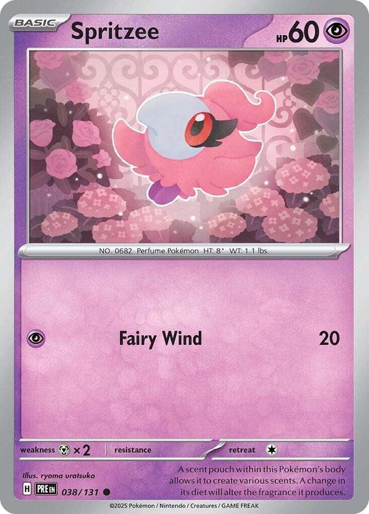 Spritzee - 038/131 - Reverse Holo | SV - Prismatic Evolutions