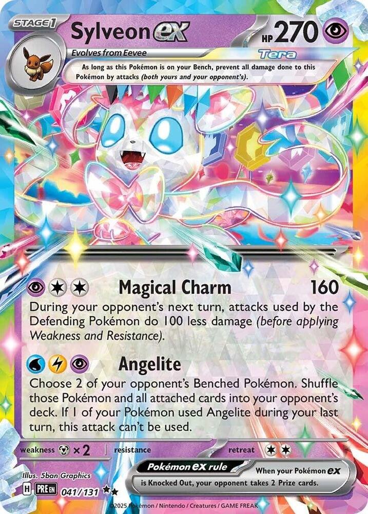 Sylveon ex - 041/131 - Double Rare | SV - Prismatic Evolutions