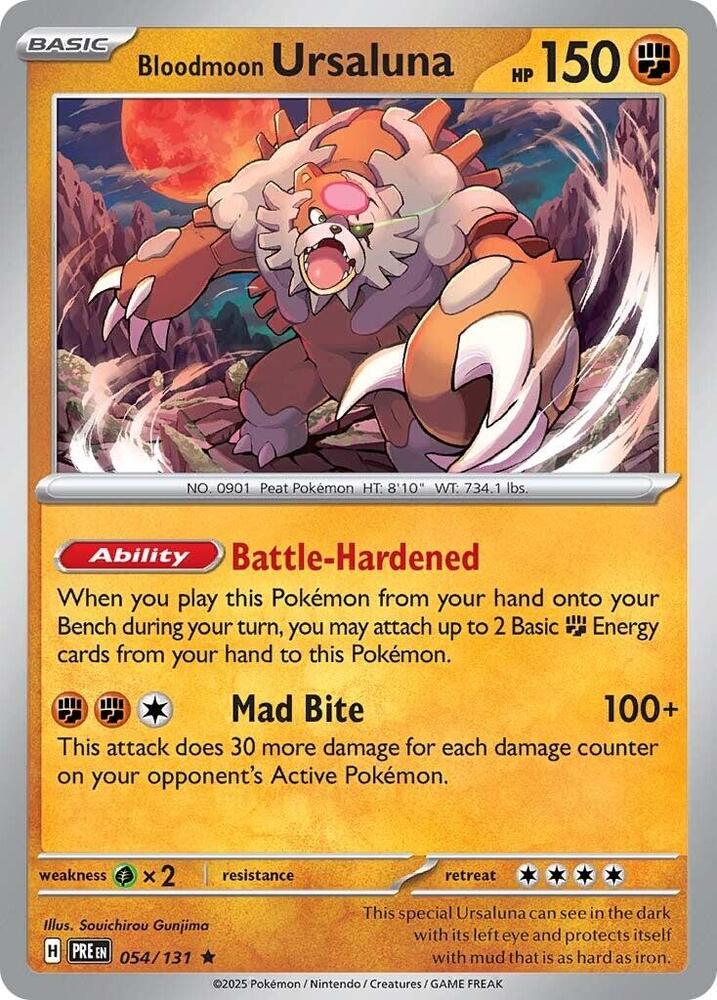 Bloodmoon Ursaluna - 054/131 - Reverse | SV - Prismatic Evolutions