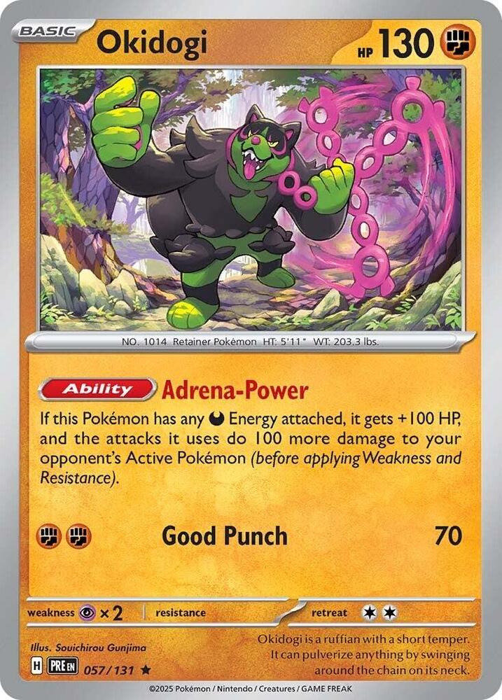 Okidogi - 057/131 - Rare - Reverse Holo | SV - Prismatic Evolutions