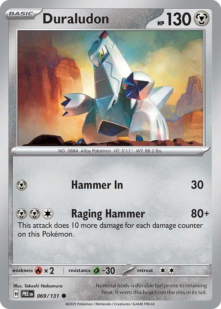 Duraludon - 069/131 - Reverse Holo | SV - Prismatic Evolutions