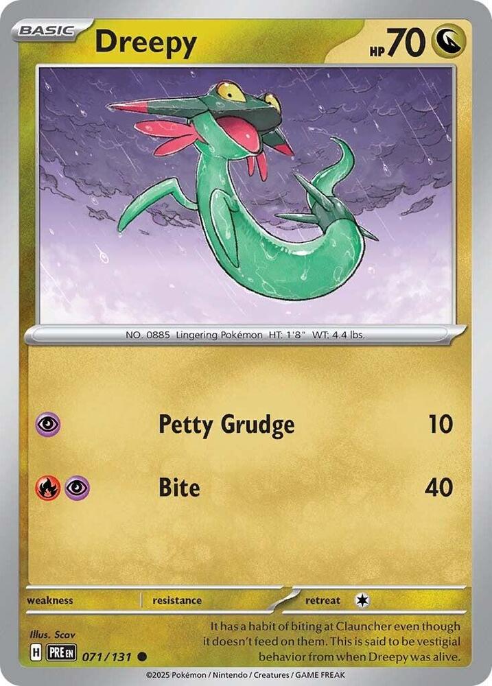 Dreepy - 071/131 - Common - Reverse Holo | SV - Prismatic Evolutions