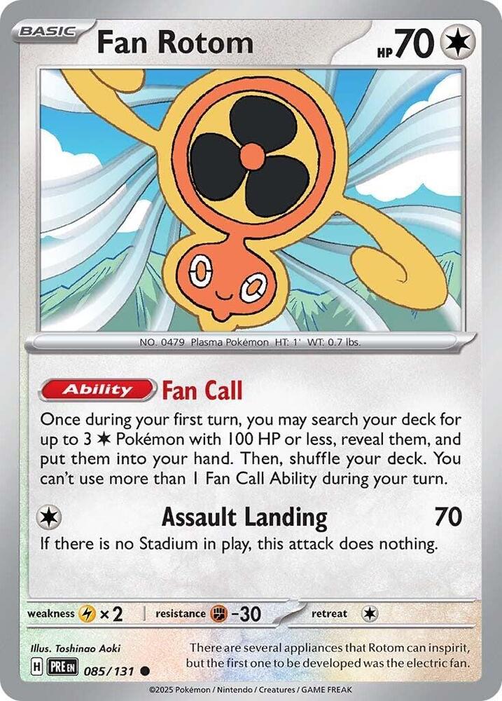 Fan Rotom - 085/131 - Reverse Holo | SV - Prismatic Evolutions