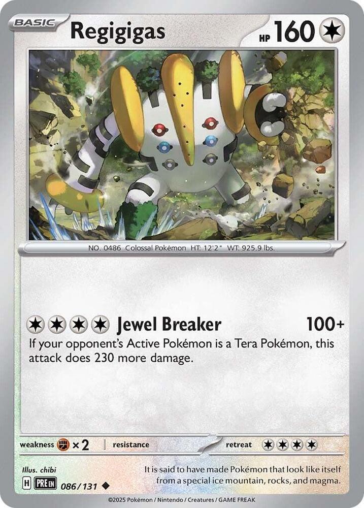 Regigigas - 086/131 - Uncommon | SV - Prismatic Evolutions