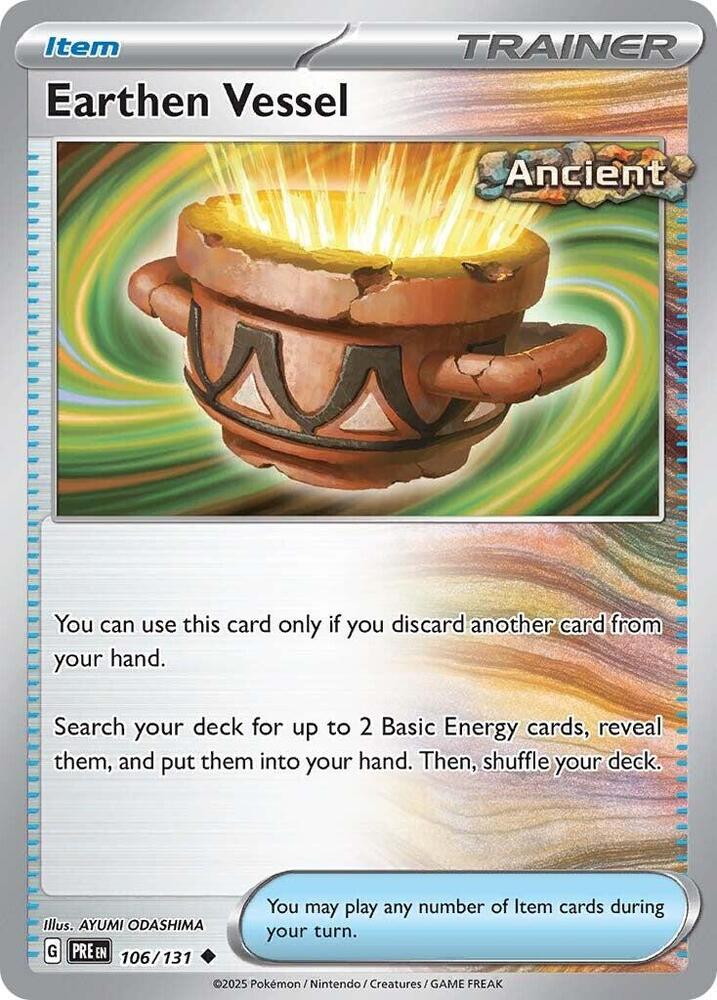 Earthen Vessel - 106/131 - Reverse Holo | SV - Prismatic Evolutions