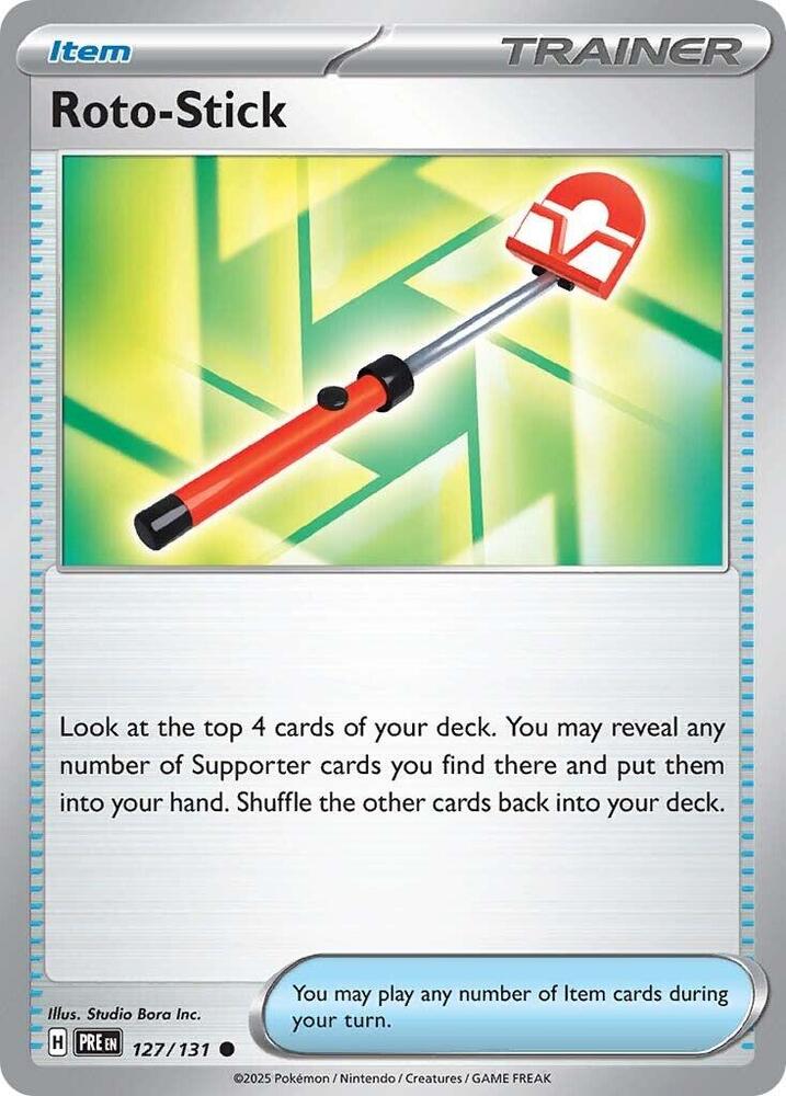 Roto-Stick - 127/131 - Reverse Holo | SV - Prismatic Evolutions