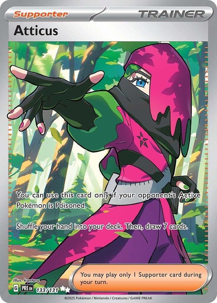 Atticus - 133/131 - Ultra Rare | SV - Prismatic Evolutions