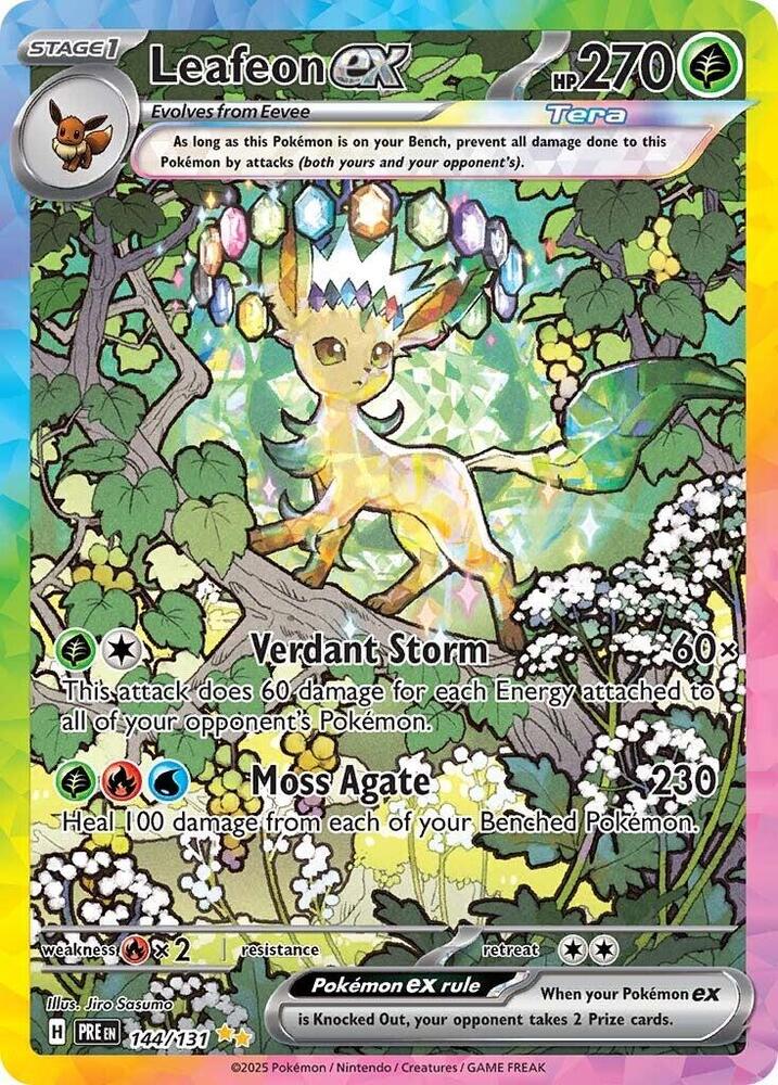 Leafeon ex - 144/131 | SV - Prismatic Evolutions