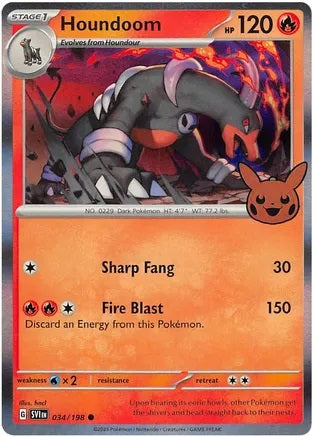 Houndoom - 034/198 | Trick or Trade BOOster Bundle 2023