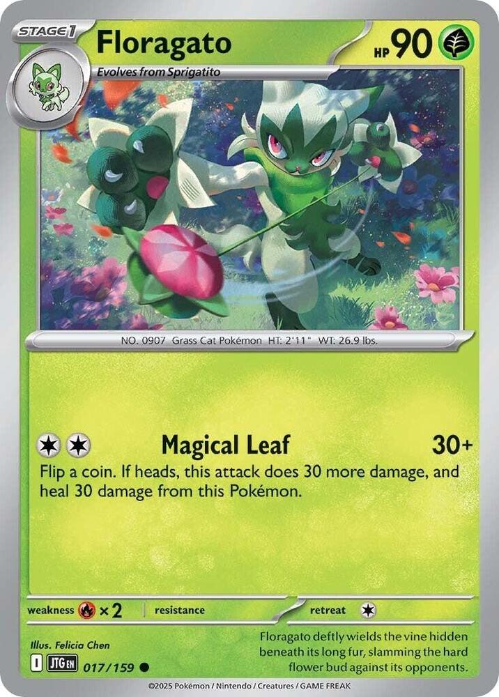 Floragato - 017/159 - Common - Reverse Holo | SV - Journey Together