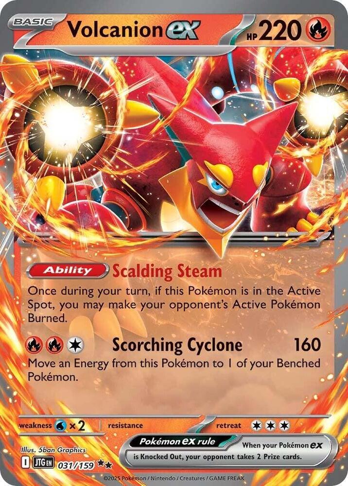 Volcanion ex - 031/159 - Double Rare | SV - Journey Together